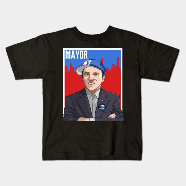 Andrew Yang For New York City Mayor 2021 Kids T-Shirt by Noseking